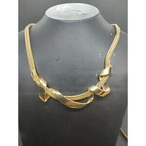 Baublebar Necklace Gold Tone Statement